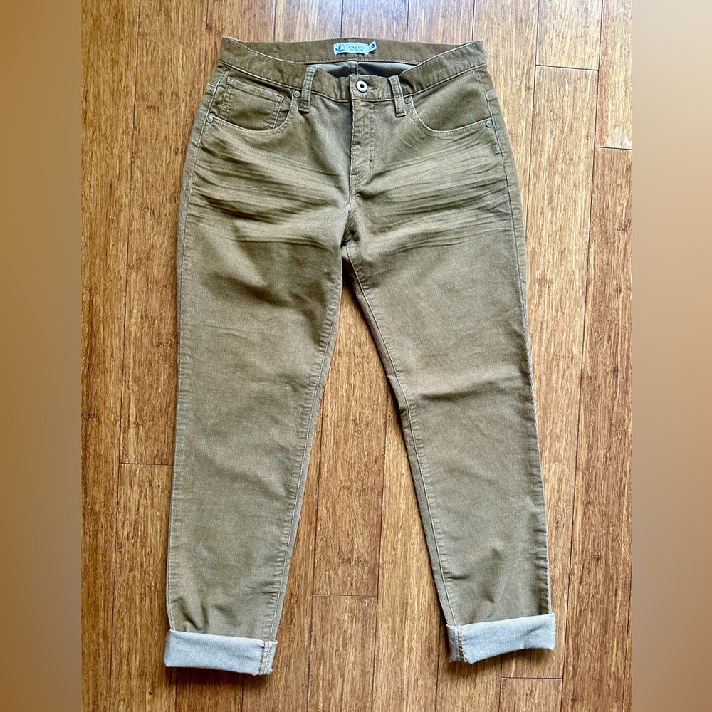 Carve Designs Carson Cord in Camel Size 6